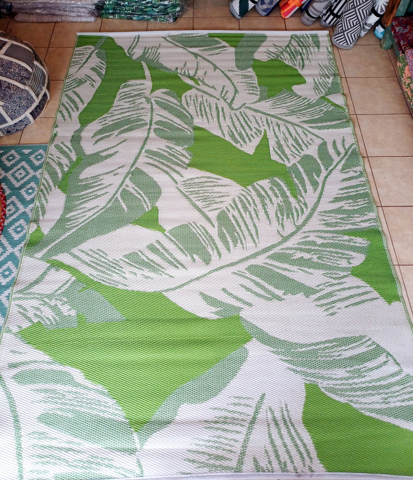 Carpets & Mats - Large Rolled Light Green Fern