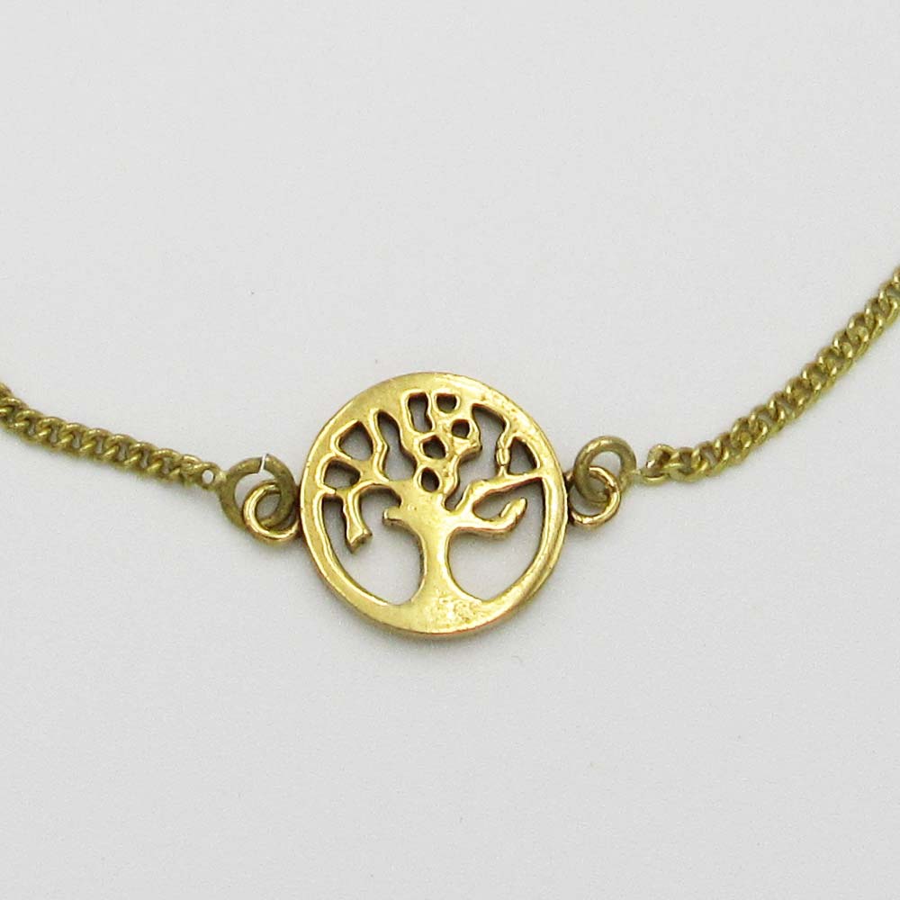 Small Chain with Tree of Life Charm