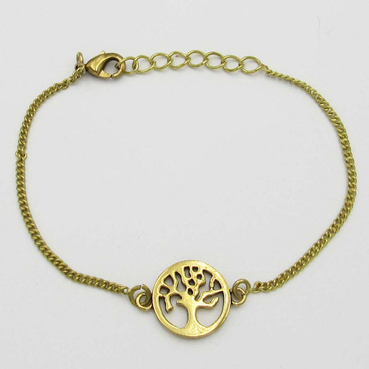 Small Chain with Tree of Life Charm