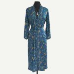 Women:Rayon Gown/Light Blue Floral