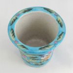 Pottery:Planter Small/Turquoise Floral