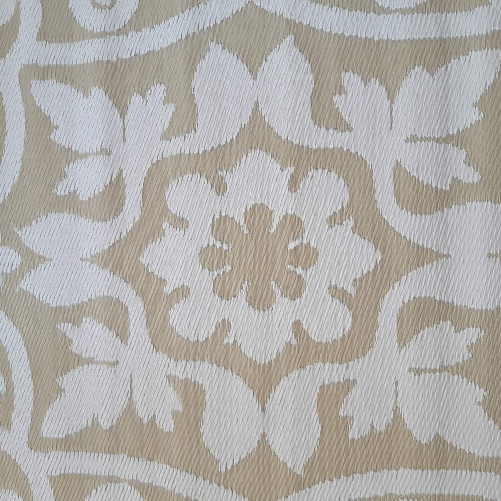 Carpets & Plastic Mats - Cream and White Ornat