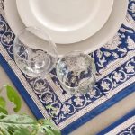 Tableware:Place Mat/Blue and White