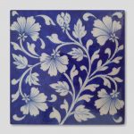 Pottery:Tile Loose 6 x 6 in/Blue White