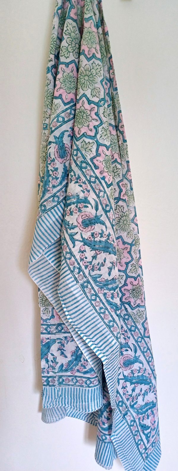 Cotton Scarf Pink Star - Image 3