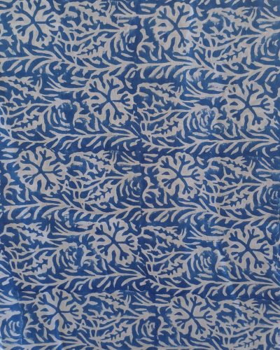 Fabric/Material:Fabric Blue & White design - Appx 113cm Wide