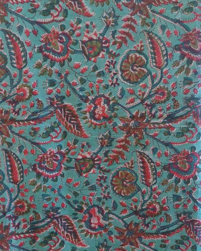 Fabric/Material:Fabric Dark green floral - Appx 113cm Wide