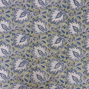 Fabric/Material:Fabric Green Leaf