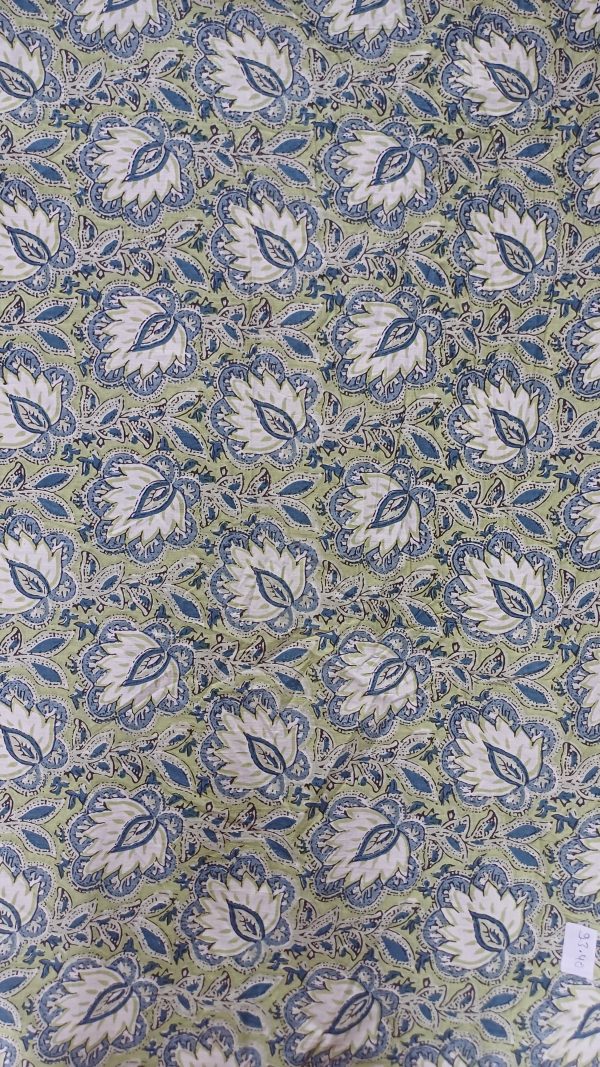 Fabric/Material:Fabric Green Leaf