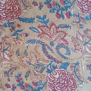 Fabric/Material:Fabric Beige Large Flower