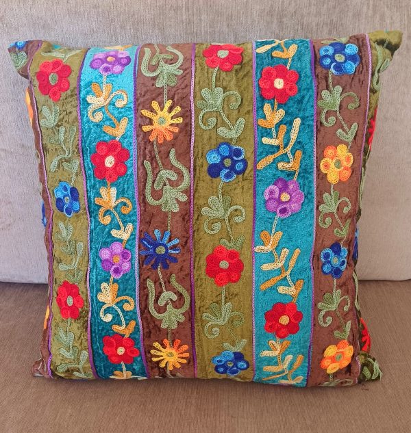 Cushions and Pillows:Cushion Velvet Turquoise