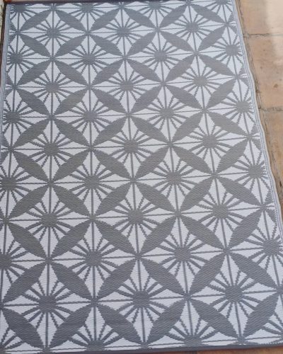 Carpets and Mats:Grey Geo Star - Small