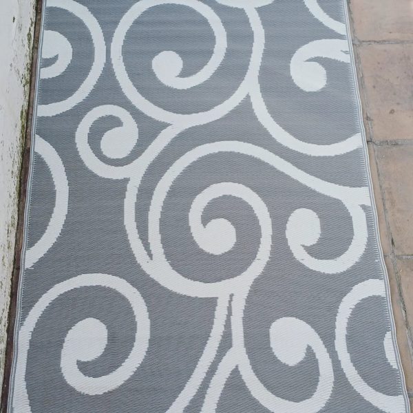 Carpets and Mats:Grey White Swirly - Small - Image 2