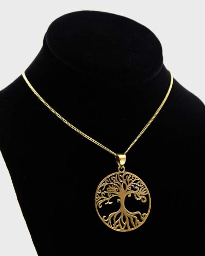 Brass Pendant Tree Round