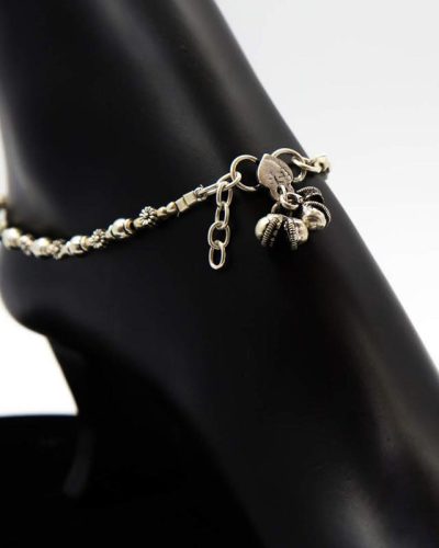 Silver Anklet Flower