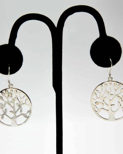 Silver-Plated Earrings Tree