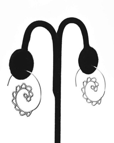 Silver-Plated Earrings Dots