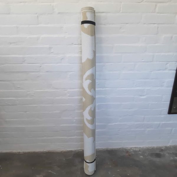 Carpets & Plastic Mats - Cream and White Ornat - Image 2