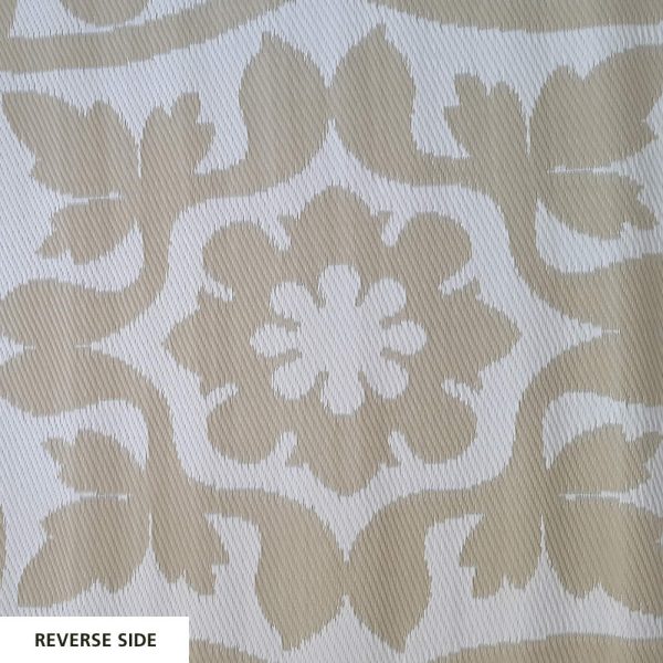 Carpets & Plastic Mats - Cream and White Ornat - Image 4