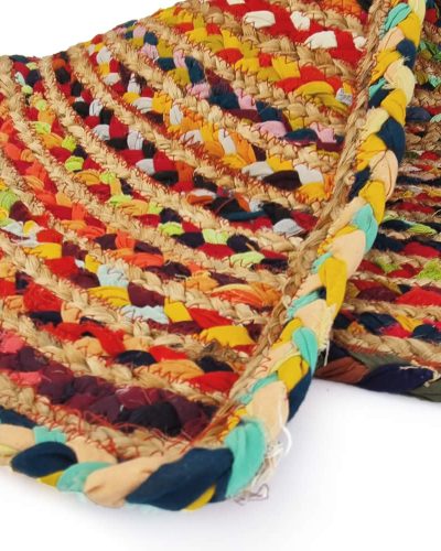 Semicircular Jute Door Mat