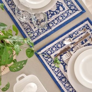 Table Mats – Blue and White