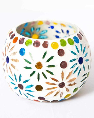 Tea Light Multi Colour Star