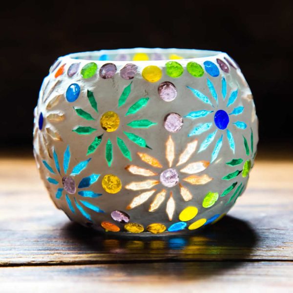 Tea Light Multi Colour Star - Image 2