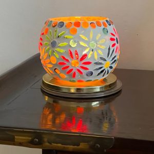 Tea Light Multi Colour Star Pear Cinnamon Soy Candle