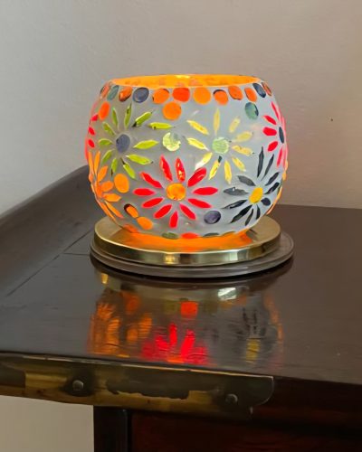 Tea Light Multi Colour Star Pear Cinnamon Soy Candle