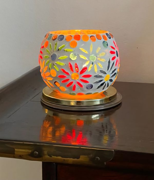 Tea Light Multi Colour Star Pear Cinnamon Soy Candle