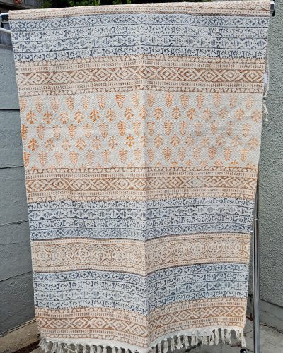 Durry Carpet Orange trees - 90cm x 150cm