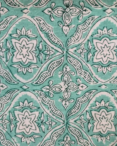 Fabric/Material:Fabric Light Green Ornate 112-119cm Wide